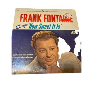 Vintage Frank Fontane How Sweet it is vinyl record